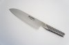 Nóż Santoku Global G-46 - Lekki, wyważony, stal CROMOVA 18, do precyzyjnego krojenia mięsa i warzyw - 18 cm - Global